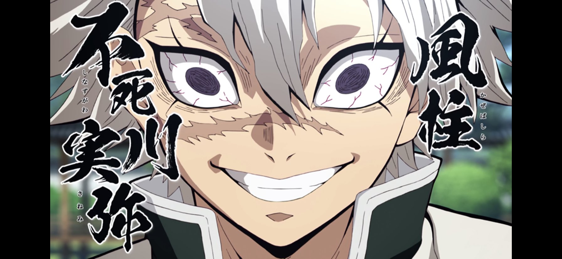 濱浜 柱の面々が明らかになったopの一部分不死川実弥と伊黒小芭内だけ顔見えてないのは月光の当たり方的に暗いから見えないのかな 次の時に変わってるか楽しみ 不死川実弥 伊黒小芭内 鬼滅の刃 柱 柱合会議