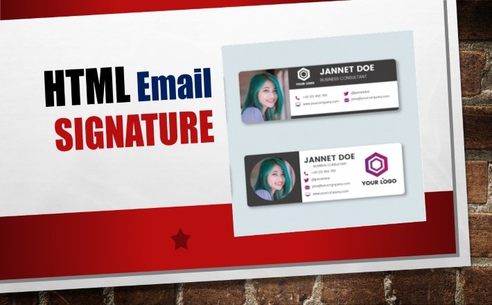 DM_Himel's tweet image. Do you want a professional and attractive #HTML_EMAIL_SIGNATURE for your email? You are in the right place. ?I can code a professional HTML email signature that you can be used in #Gmail, #Yahoo, #Hotmail, #outlook, #spark_mail, #mac_mail, etc.
order now- bit.ly/2LcYrh6