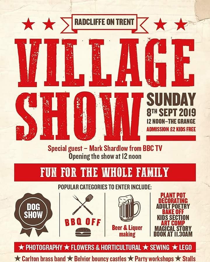 ROTPC's tweet photo. #Radcliffeontrent #radcliffevillageshow #oldfashionedshow #ng12 #growyourown #makeandbake #family #familytime #events 
@CarltonBrass 
@MarkShardlow 
@rbpbusiness @RushcliffeCVS @RPlayForum @PF_Rushcliffe @Rushcliffe @AbbyNeilRoger @ROTJS @RadcliffeInf https://t.co/MGZ4Cb2FBo