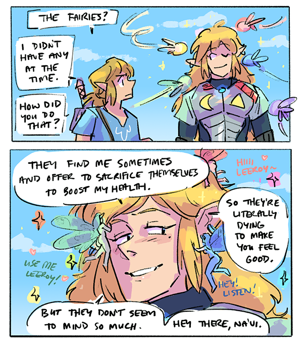 leeroy has more questions for link #botw #linksona 