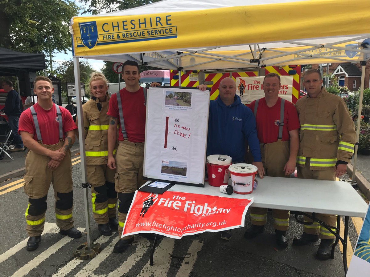 We did it...!!! A gruelling 118 miles in 4 hours in full fire kit on watt bikes. Thank you to the <a href="/_makersmarket/">Makers Market</a> for allowing to do our challenge during Market day. Also a massive thank you to the members of the community and surrounding areas for all your support!