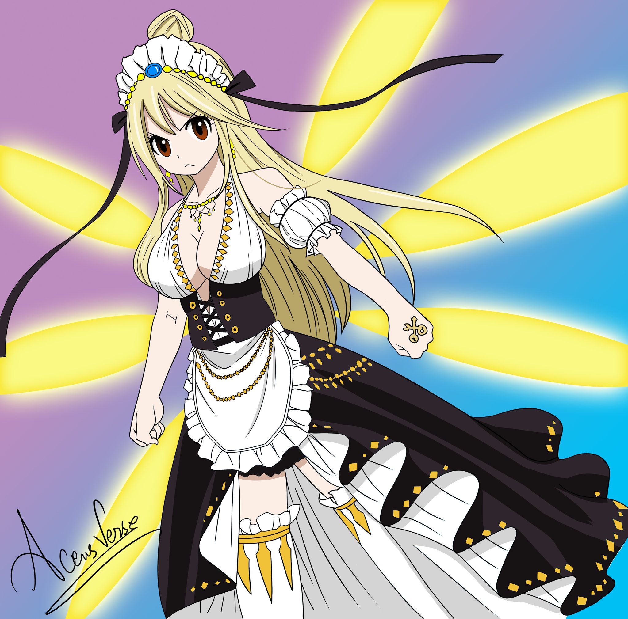 Ace on Twitter: "Fairy Tail 100 year Quest Chapter 32 - Star Dress Mix Lucy  Heartfilia Star dress mix form (Leo X Virgo) Anime Style Coloring  #fairytail #FairyTail #lucyheartfilia #natsu #nalu #Nalu #