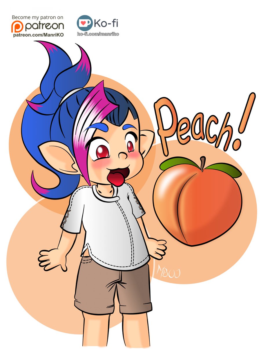 AmrodManriKo's tweet photo. What is your favorite fruit? I love peach ... ^0^/) Commission Open! #lalafell #ララフェル #amrod #ffxivfanart #cute #lalaboy #peach #myart #digitalart #draw #drawings #fanart #mboj https://t.co/cVeyUbZCJd