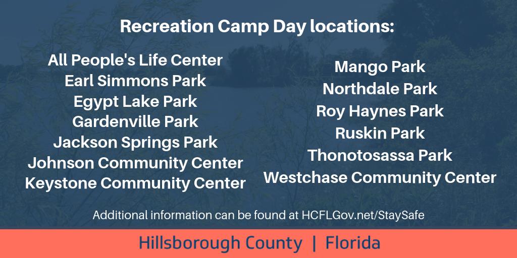 ATTENTION PARENTS: Hillsborough County recreation centers will offer FREE childcare on Tuesday due to previously announced school closures for Hurricane Dorian. DETAILS: bit.ly/2HF71mv