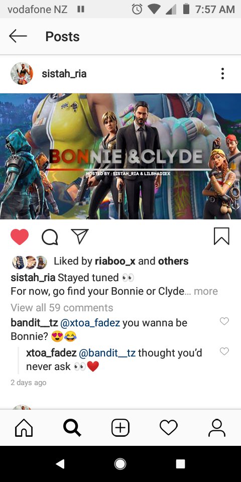 BreachSweets's tweet image. If youse don't know now you know 😝

BONNIE &amp;amp; CLYDE tournament hosted by some amazing female gamers in OCE! 

Follow IG: sister_ria for details 😍