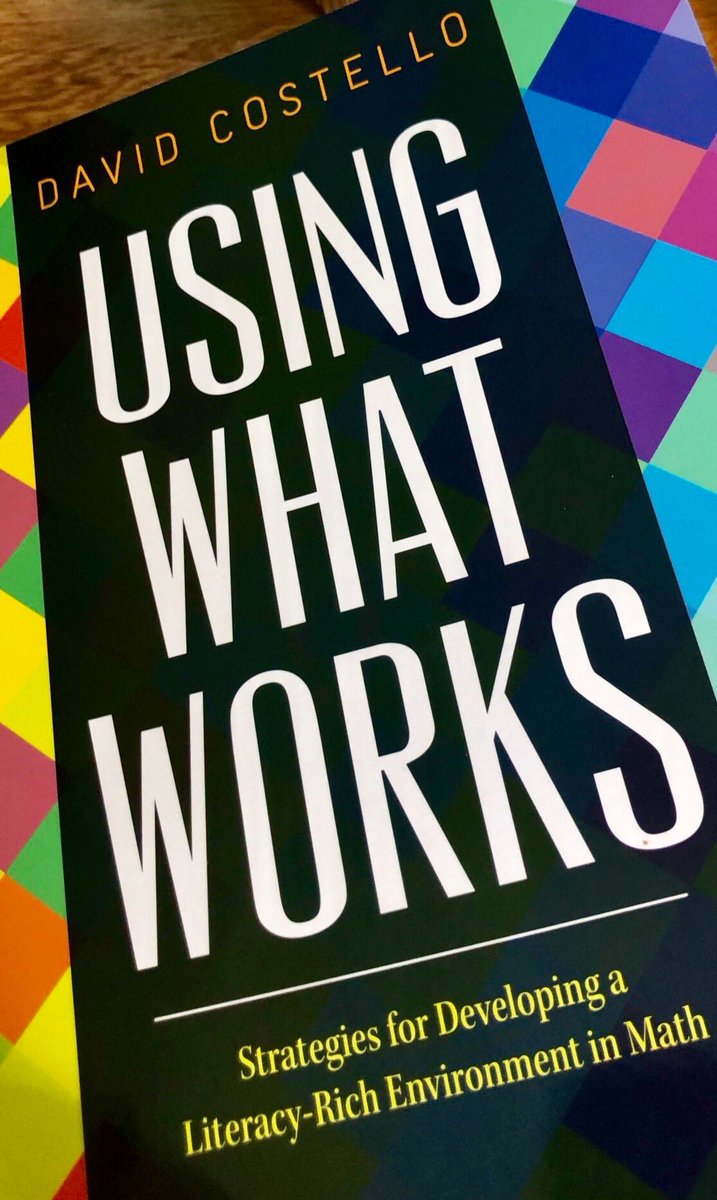 dr_costello's tweet photo. Check out my book #usingwhatworks. It is what I referenced in my @TheCurrentCBC @cbcradio talk about #math. #cbcthecurrent #ontario #education https://t.co/21DdrVdSQO