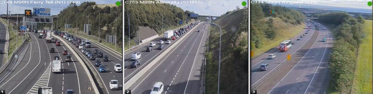 trafficscotland's tweet photo. 🚧 Roadworks 🚧 17:02 ⌚️
#M90 B/D #J2A Crossgates to #J3 Halbeath
Lane two remains closed for resurfacing work
S/B congestion from #J4 Kelty to #J3 Halbeath
and then again
#J1C Admiralty until the Queensferry Crossing merge
#AvoidIfPossible 😟
@TheForthBridges https://t.co/qnGRLiUR6X
