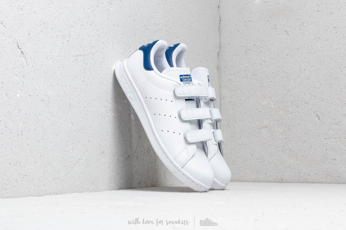 stan smith velcro blue