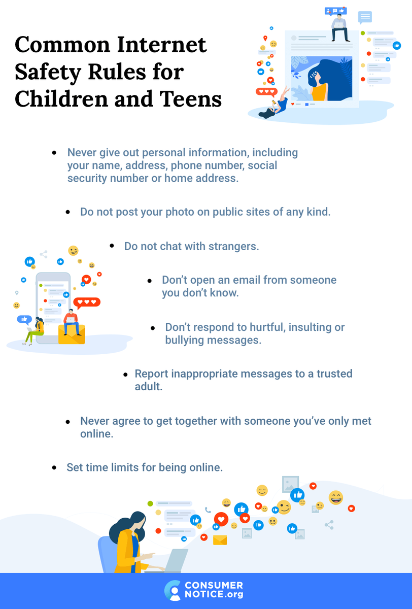 Rules of internet safety