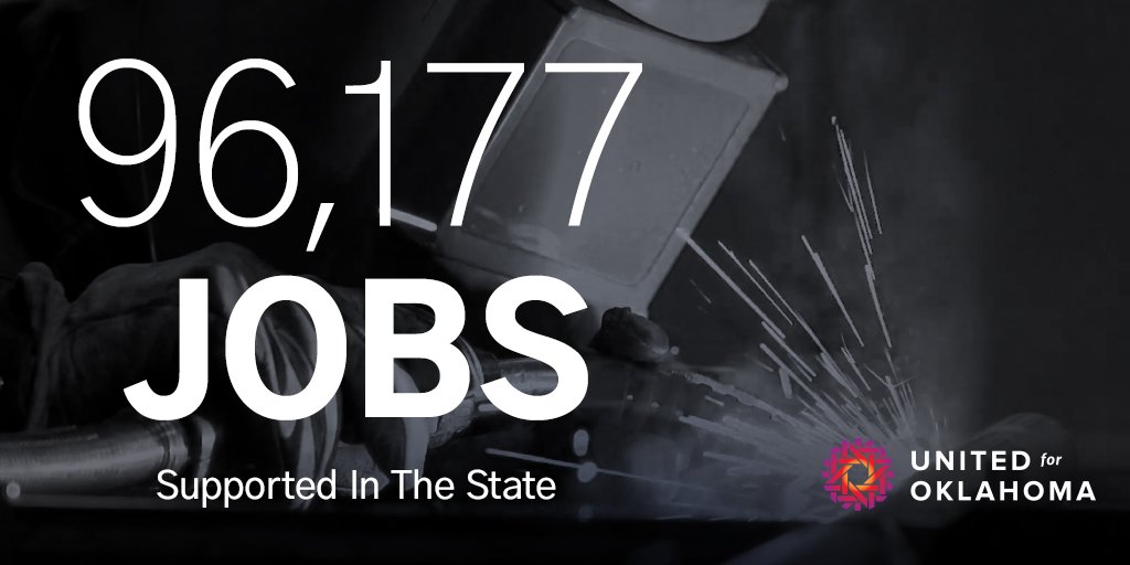 Picture a packed football stadium at the University of Oklahoma with another 10,000 people lined up outside. That’s how many people Oklahoma tribes are supporting jobs for. #StrongTribes #StrongOklahoma