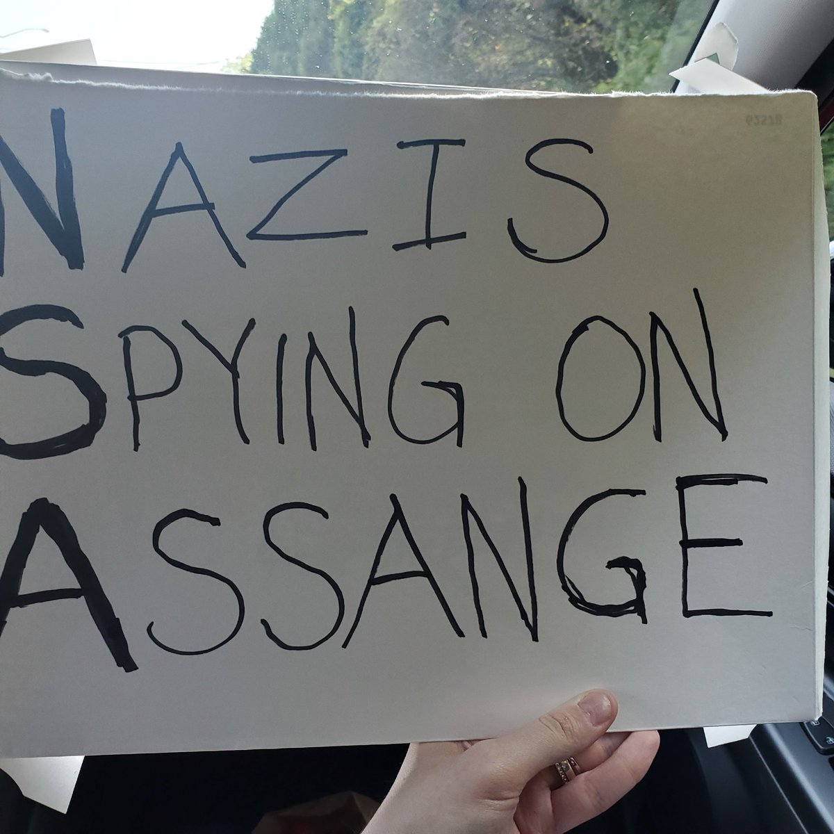 SJLGuardians's tweet photo. The truth is the #NSA has 25% of their organization devoted to stalking and spying on Julian. What a waste of money.
#freejulian
#freeassange
#wikileaks
#wearemillions 
#standwithJA
#NazisSpyingonAssange
#SafePassageforAssange https://t.co/sv8CRSiwcg