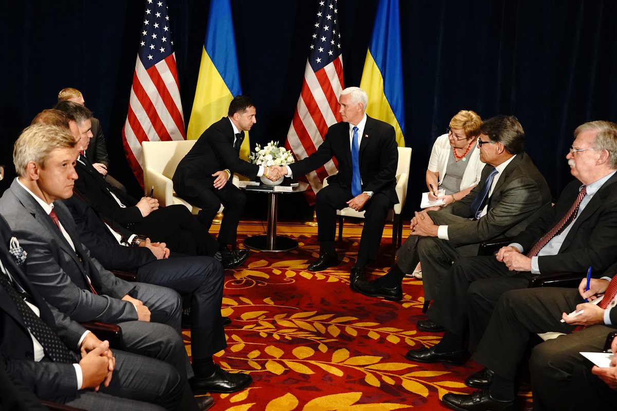 Image result for images of vp PENCE AND PRESIDENT ZELENSKY