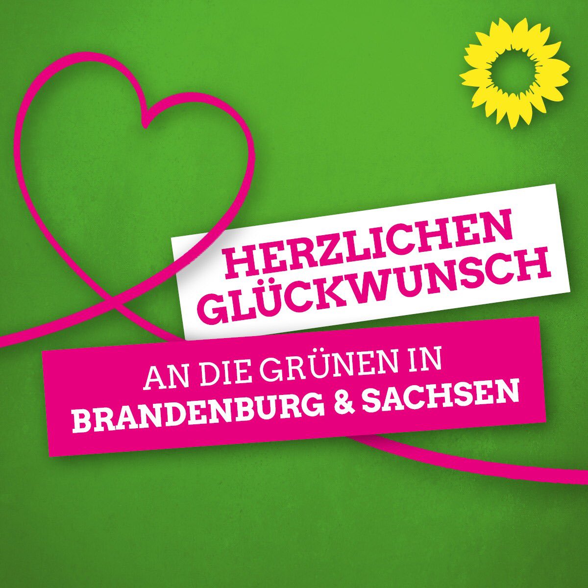 Hut ab vor eurem tollen Einsatz, liebe <a href="/gruene_sachsen/">B'90/GRÜNE Sachsen</a> und <a href="/GrueneBBG/">GRÜNE Brandenburg</a>! 💚💪 #sundayforfuture #ltw19 #ltwsn19 #ltwbb19 #Landtagswahl #Sachsen #brandenburg