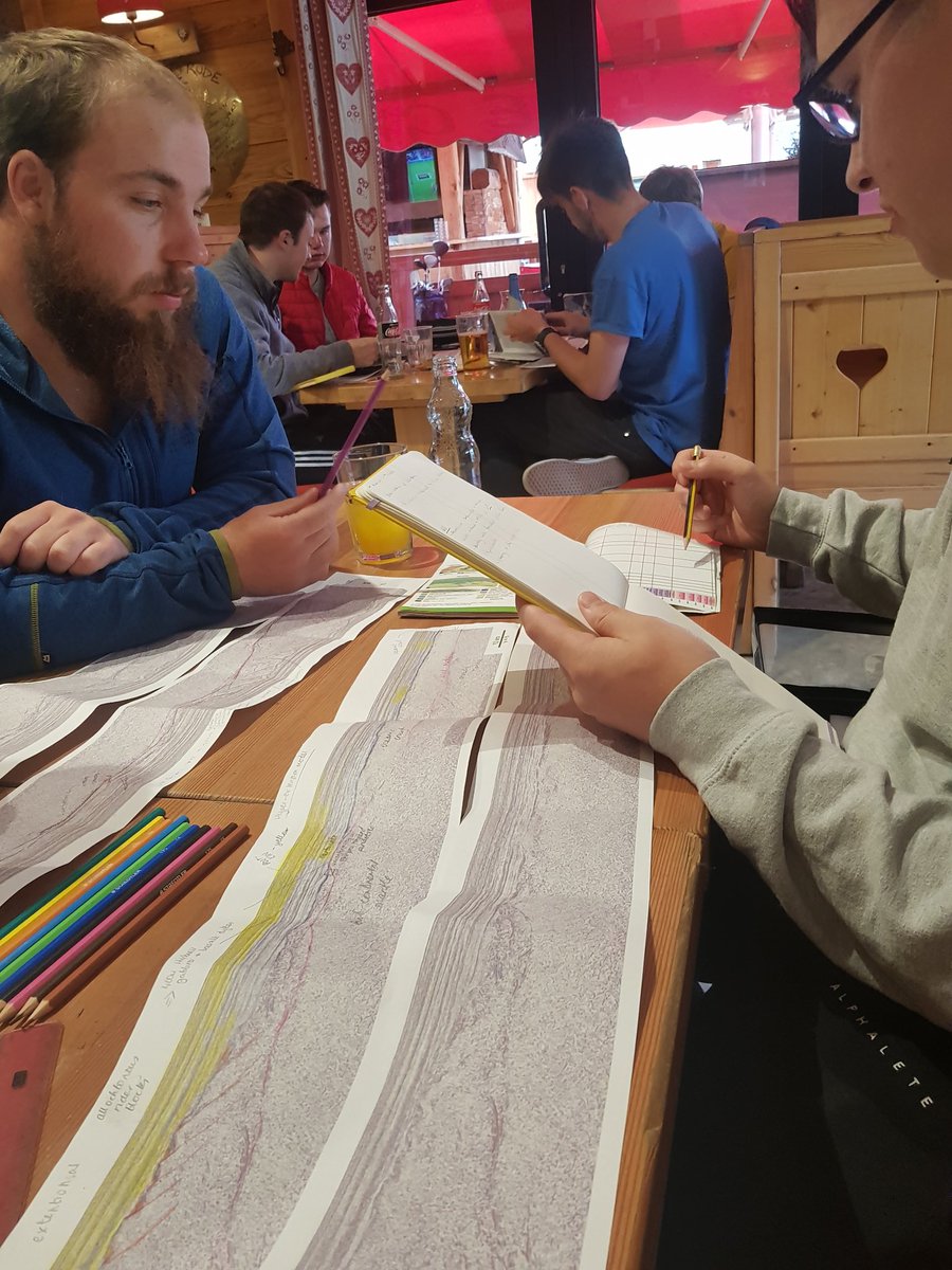 geol2020's tweet photo. Working hard on interpreting seismic sections! https://t.co/HkL66DEUhV