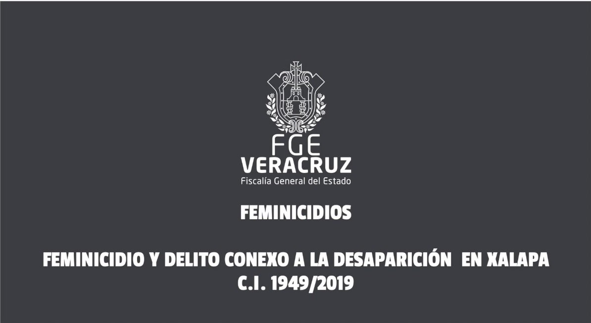 Investigación por Feminicidio, desaparición y ocultamiento de cuerpo en Xalapa, dos detenidos
facebook.com/comunicacion.f…