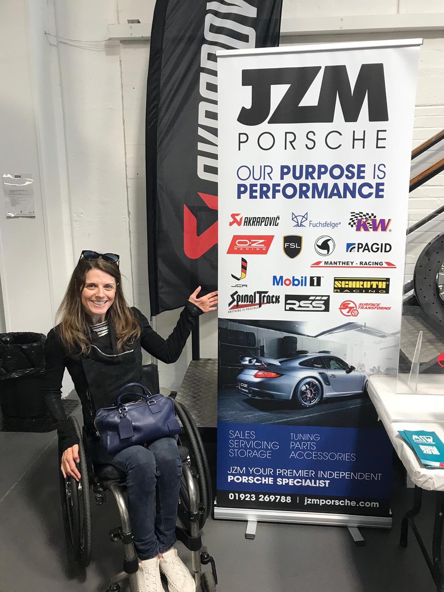 nathaliemcgloin's tweet image. So grateful for @JZMPorsche and @OZRacingWheels supporting @spinal_track today at #CarsandCoffee. Thank you to everyone who bought a raffle ticket for the OZ wheels with all proceeds going to #SpinalTrack 💛