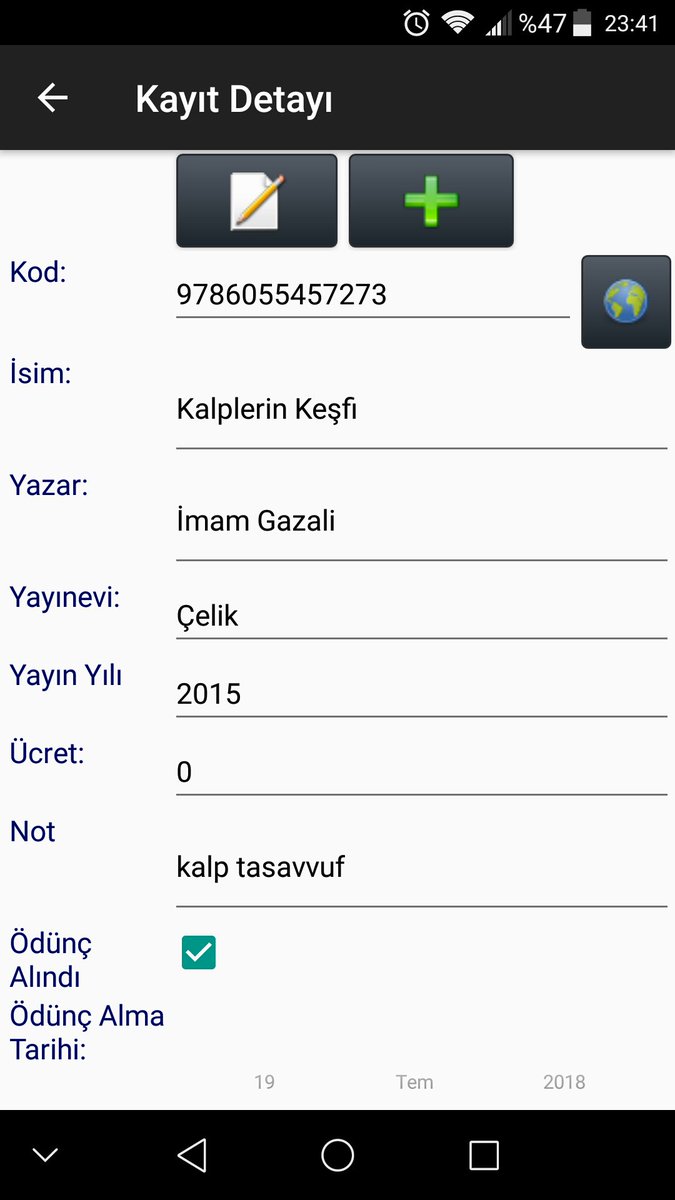 _PMobile's tweet photo. @hamdi_efendi https://t.co/mWC8f5rEpG
Yeni kayıt sayfasında barkod kısmına rastgele değerler girerek, barkod okutmadan da kayıt yapabilirsiniz. https://t.co/kuD61EwQVT