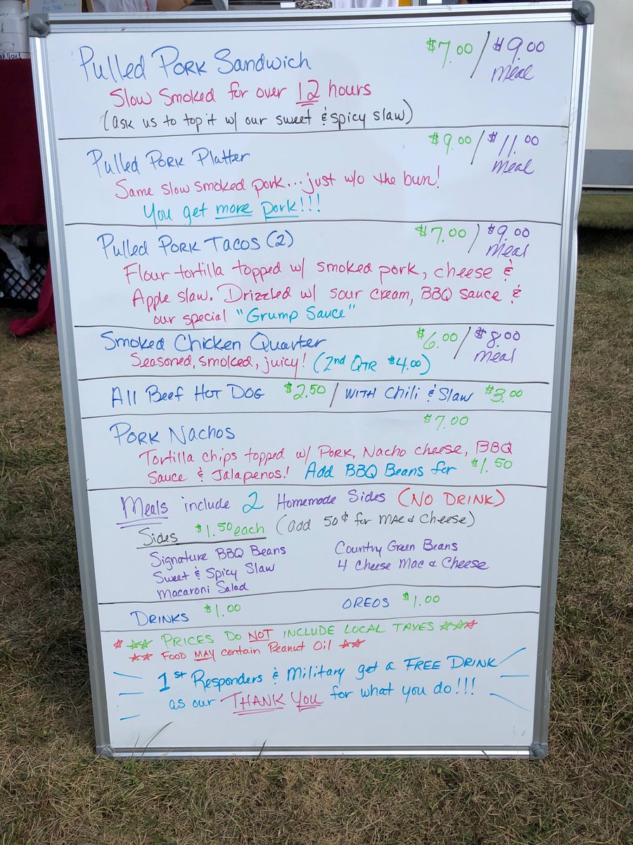 ShawneeSwimClub's tweet photo. We have your lunch and dinner menu! Today—Sunday, 9/1
#GrumpyPig #2019ShawneeSwimClub https://t.co/fxoNEVIgGF