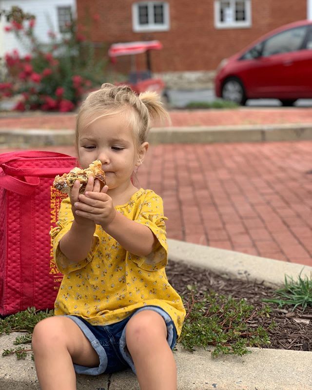 Wishing you a holiday weekend as delicious as this almond croissant from @bakehousemd our Chief Eating Officer’s (@sarahkurtanich) daughter enjoyed this morning at the @frederickcitymarket! 
#frederickfood #eatlocal #croissant #frederickmd #downtownfrede… ift.tt/2LhdOoV