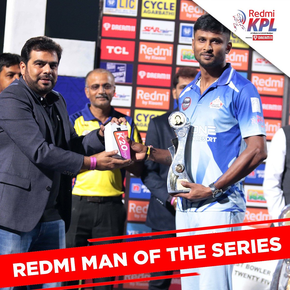 Namma KPL (@kplksca) on Twitter photo And finally, for his splendid season with both bat and the ball, K Gowtham was the #RedmiManOfTheSeries. #KPL8 #NammaKPL #KPL #KPLNoduGuru <a href="/RedmiIndia/">Redmi India</a> And finally, for his splendid season with both bat and the ball, K Gowtham was the #RedmiManOfTheSeries. #KPL8 #NammaKPL #KPL #KPLNoduGuru <a href="/RedmiIndia/">Redmi India</a>