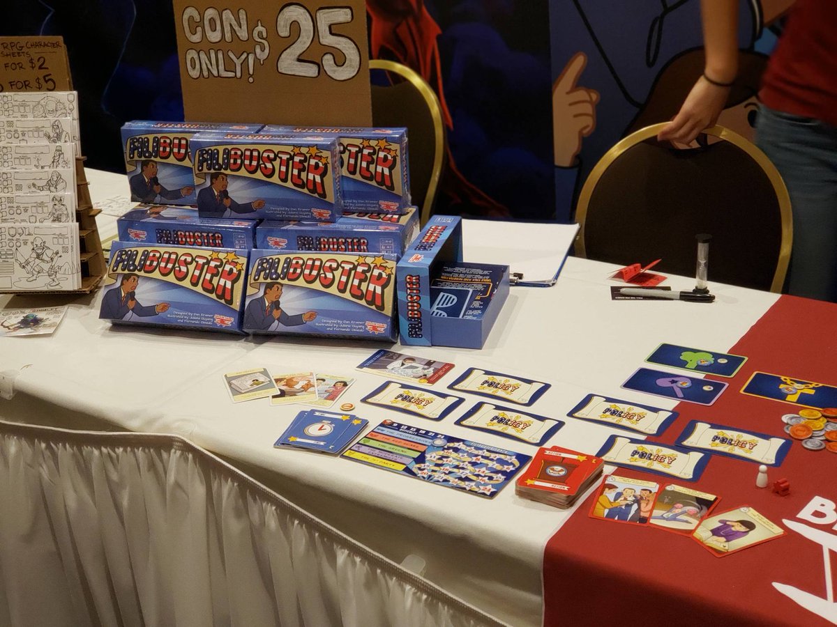 BiplaneGames's tweet photo. Final day for us @strategicon in the exhibit hall - stop by and grab your copy of Filibuster for only $25!!
#BiplaneGames #Filibuster #boardgames #tabletopgames #gateway2019 #indiegames #indieboardgames https://t.co/AmSuga9if3