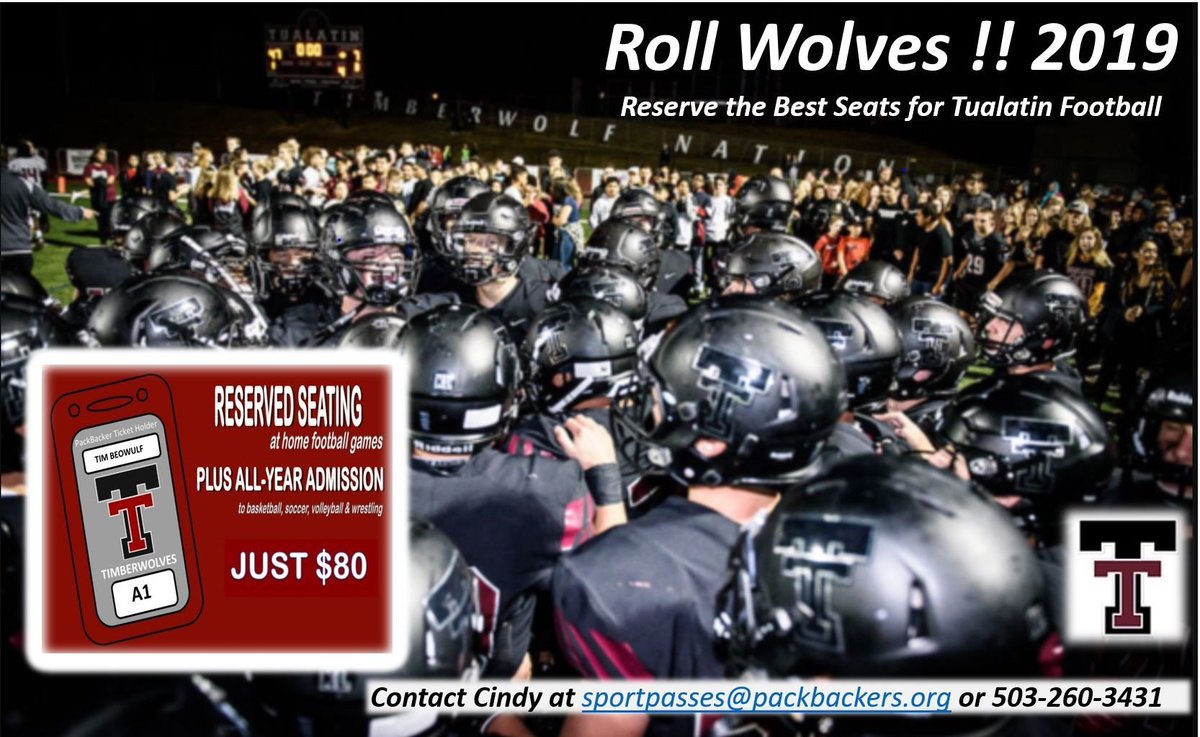 TuHSpackbackers's tweet image. Pack the "WOLF DEN"🐾🏈🐾 Game Time 7:00pm. 

Student Body Game Night Theme is: POOL PARTY 🎉🎉@TuHS_Wolves @TuHSASB @TualatinHSFB @BroodSports @TigardTualSD @SuptTual @CoachLever @TuHSCoachWoody