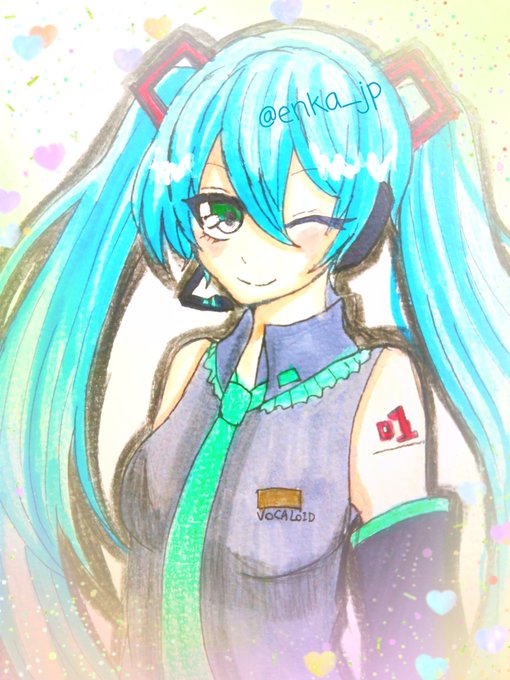 初音ミクのイラストのtwitterイラスト検索結果 古い順