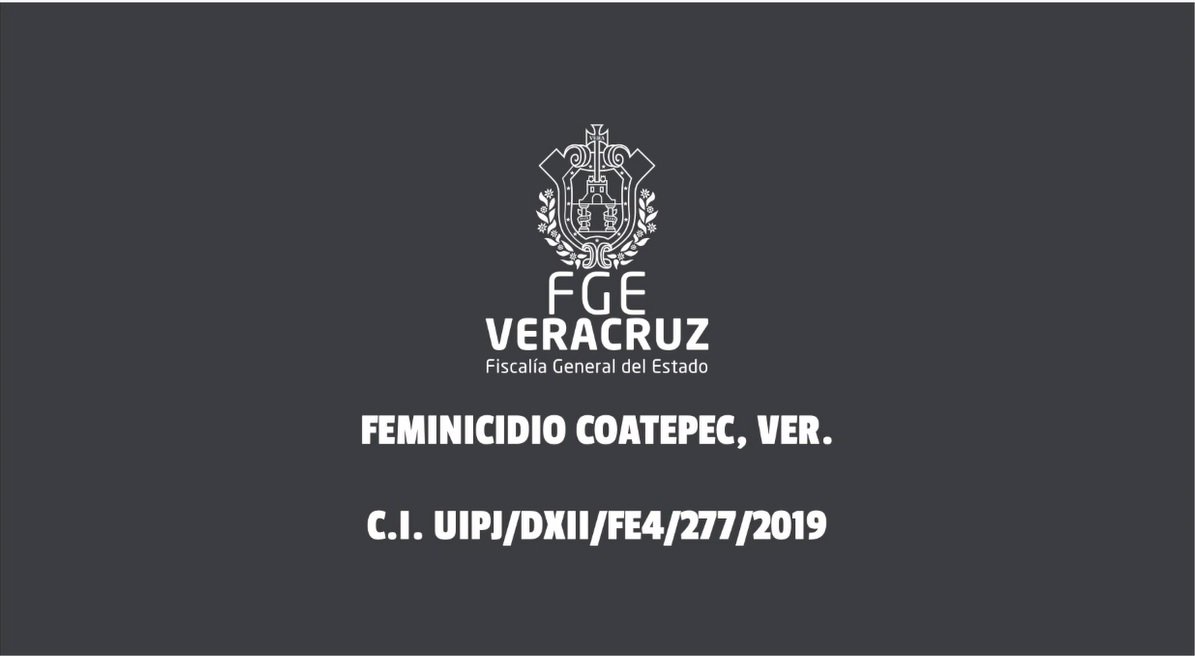Investigación por feminicidio en Coatepec, FGE ofrece Recompensa por información veraz y oportuna acerca de la identidad de probable autor
facebook.com/comunicacion.f…