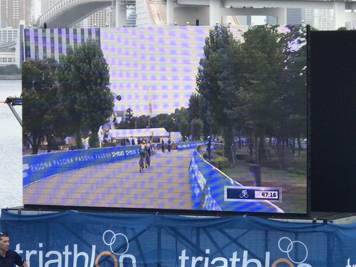 Showa_kimura's tweet photo. 2019 8/15 7:30 Start
#Tokyo2020 #ITU #TriathlonTestEvent
エリート女子 Bike
#ガンダム
#東京オリンピック2020
#JTU
会場
#お台場海浜公園 https://t.co/5V8x3VZJu1