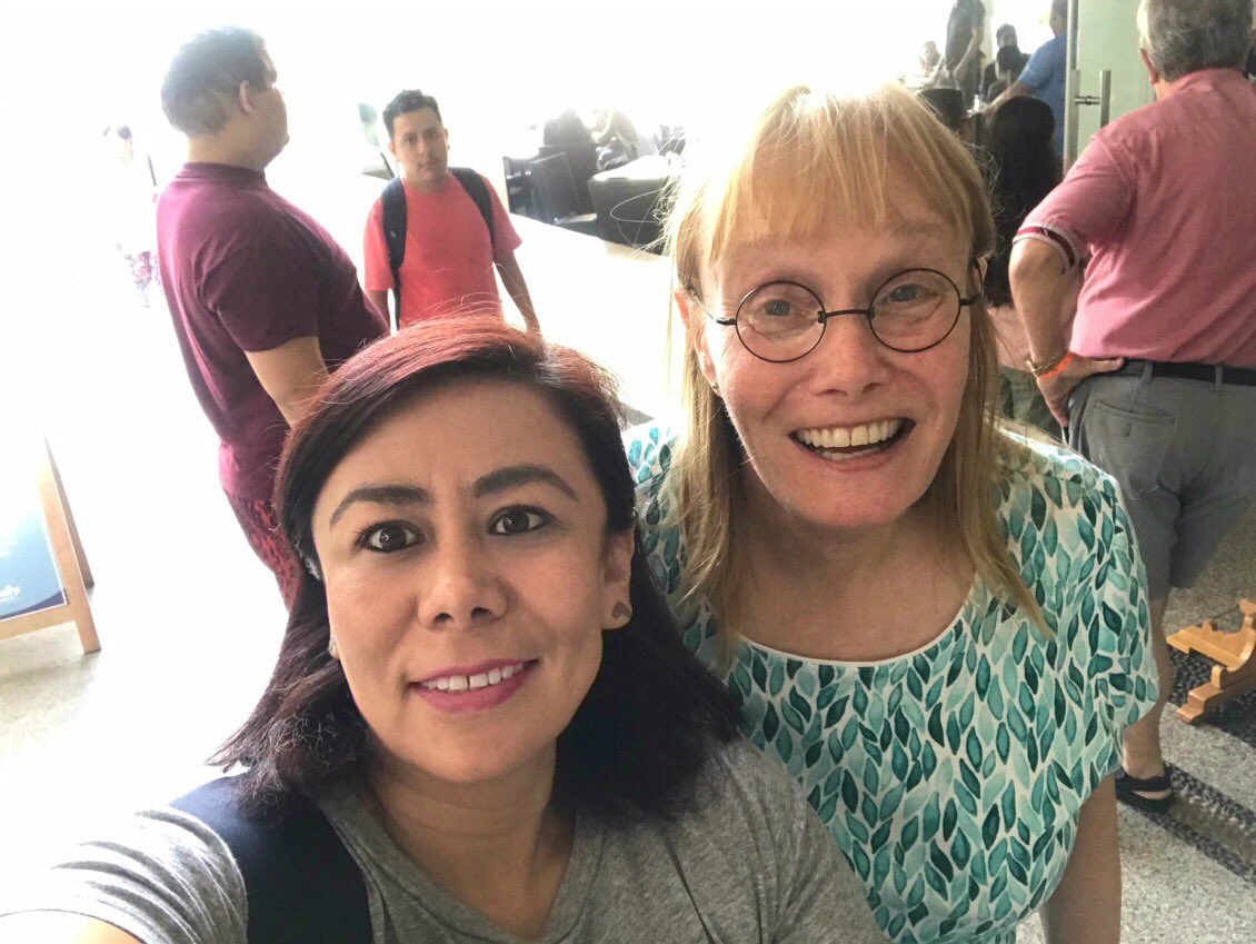 angie24ar's tweet image. La despedida! Grandes momentos, nuevas amistades, mucho aprendizaje!! Gracias totales ♥️ #pyconlatam19 👏🏼
Nos vemos el próximo año en #PyConLatam20  😊✌🏻
@NaomiCeder @valerybriz