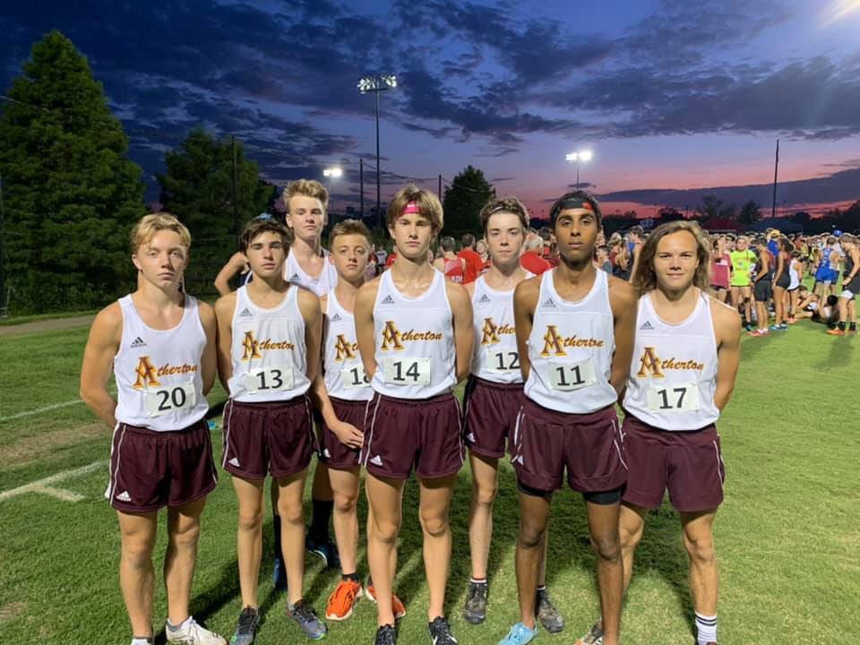 hillSTEM's tweet photo. @atherton_high Rebels Cross Country running strong at the Run for the Gold in E’town under the lights! @eddy24gilbert was 11th and led the boys team to 8th place, Dakota Emerson finished 44th leading the girls team to 15th place!
#NewRebels #Rebellion #WeComingStrong @kytrackxc https://t.co/04aqSK2Dcw