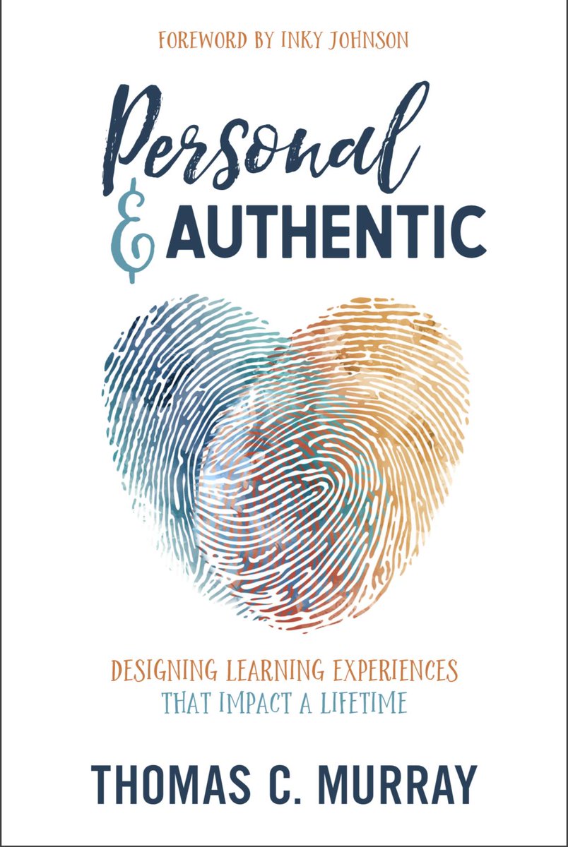 drbasilmarin's tweet photo. Just got done previewing @thomascmurray newest book "Personal &amp; Authentic". This book is going to be a game changer, for all educators!!  Thank you for this opportunity, keep changes lives good sir!! #relationshipsmatter #authenticeducators https://t.co/rsqXvojOLF