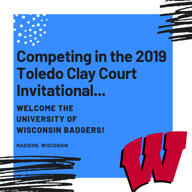 TOLClubTennis's tweet photo. TEAM ANNOUNCEMENT: We are happy to announce UW-Madison (@wiscoclubtennis) will be competing in the 2019 Toledo Clay Court Invitational on October 11-13. 

To sign your club team up simply visit https://t.co/RvAbyV1Eqf https://t.co/5xi1etcIyL