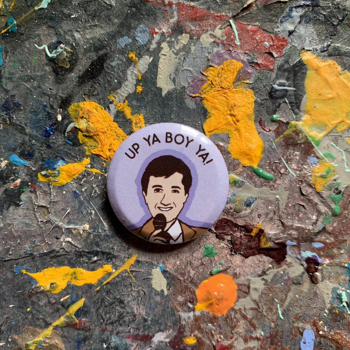 abadgeaday's tweet image. Daniel O’Donnell fan club badge created by @kats_pajamas.

#badgedesign #badgecollection #abadgeaday