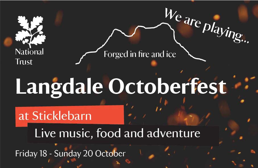 Really looking forward to playing Langdale Octoberfest, at Sticklebarn. 
We'll be there on Saturday the 19th. Acoustic Trio.
We reckon it'll be a bit special ... 
#octoberfest #rusticrocknroll
<a href="/nationaltrust/">National Trust</a> <a href="/BarneyKenny/">Barney Kenny</a> <a href="/CumbriaWhatsOn/">Cumbria What's On</a>