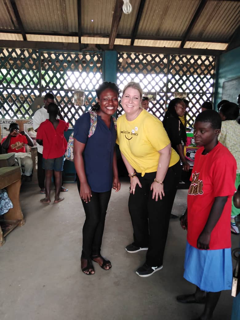 sltbuzz_gh's tweet photo. Finally, to crown the day's activities the #smilesforspeech team made donations of educational resources, instructional materials and toys to the school, and a starter kit to us students😍😍😍🎉🎉🎉!

#sltbuzz #smilesforspeech #projectghana #sltinghana #weekwithslpeeps #slpeeps https://t.co/6yLY3dKxGc