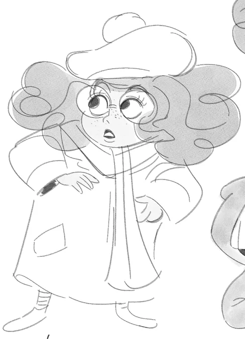 Even on vacation I still think about drawing fake YA novel girls 