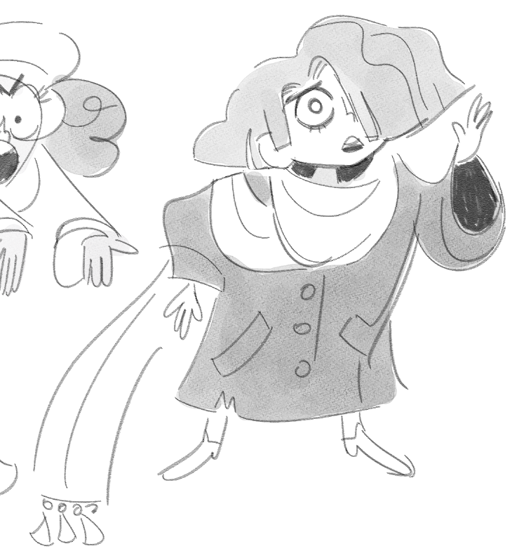 Even on vacation I still think about drawing fake YA novel girls 