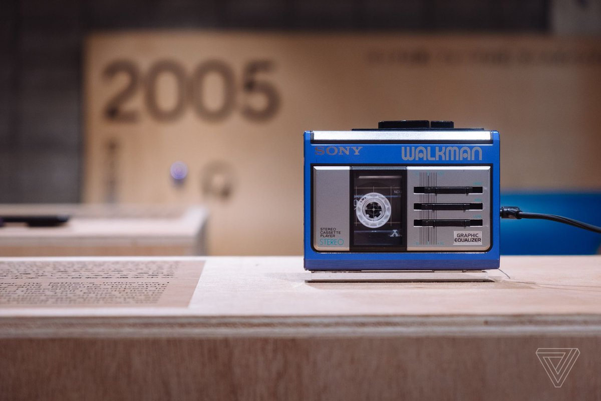 verge's tweet image. Sony celebrates 40 years of Walkman in Tokyo theverge.com/circuitbreaker…