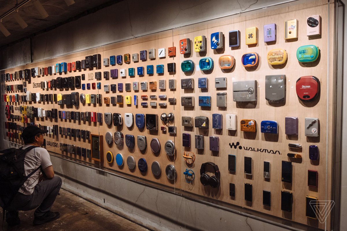verge's tweet image. Sony celebrates 40 years of Walkman in Tokyo theverge.com/circuitbreaker…