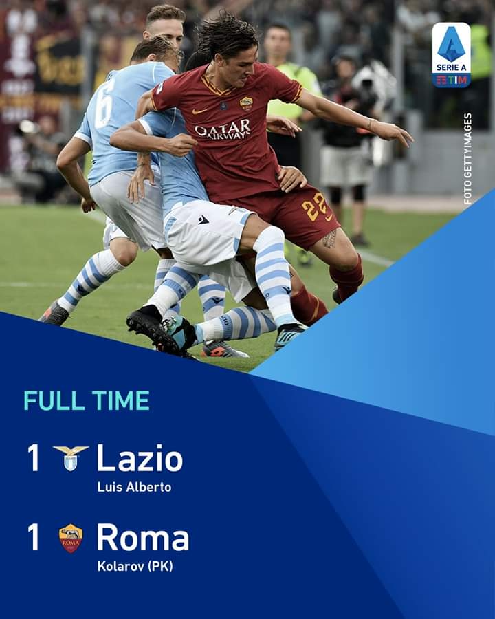 RomanistiWJ's tweet photo. Nasib @OfficialASRoma kurang beruntung lawan @OfficialSSLazio merda

#ForzaRoma @SerieA https://t.co/nucY46z4Uy