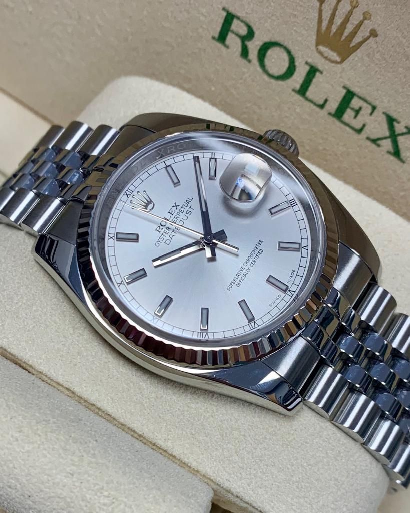 datejust 36 silver dial