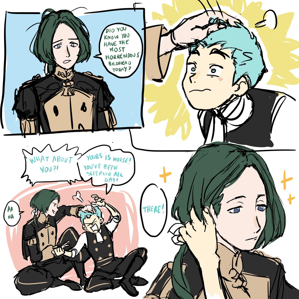 More black eagles (the comic is based on this fic https://t.co/jNGOA2aqai !!!!)💖 