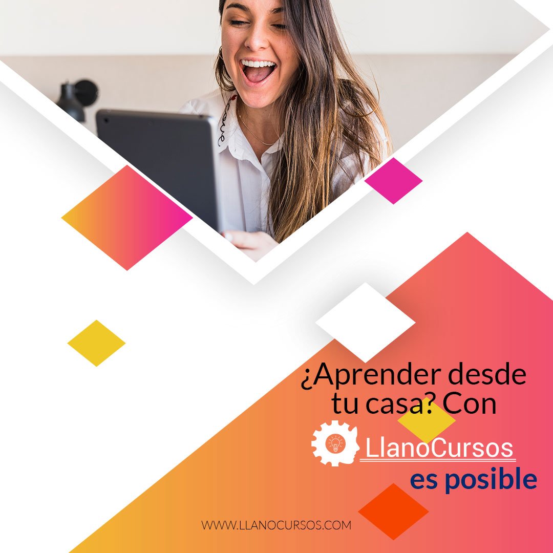 ¿Aprender desde tu casa? En Llanocursos te ayudamos de una manera fácil y rápida.

#llanosoftsystems #LlanoCursos #capacitación #cursosonline #elearning #ingeniería #arquitectura #sistemas #diseño #coaching #turismo #marketing #BIM #informática