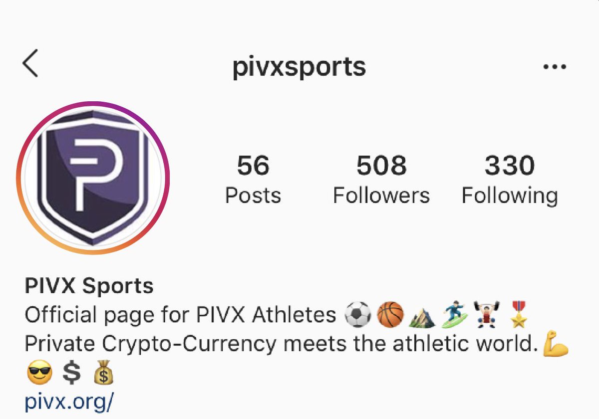ikuuniivt's tweet photo. Be sure to follow @PIVXsports on Instagram to keep up with our Sports Ambassadors!

@_pivx @PIVXcommunity 

#PIVX  #Crypto #btc #ambassadors https://t.co/PT0nR8fTip