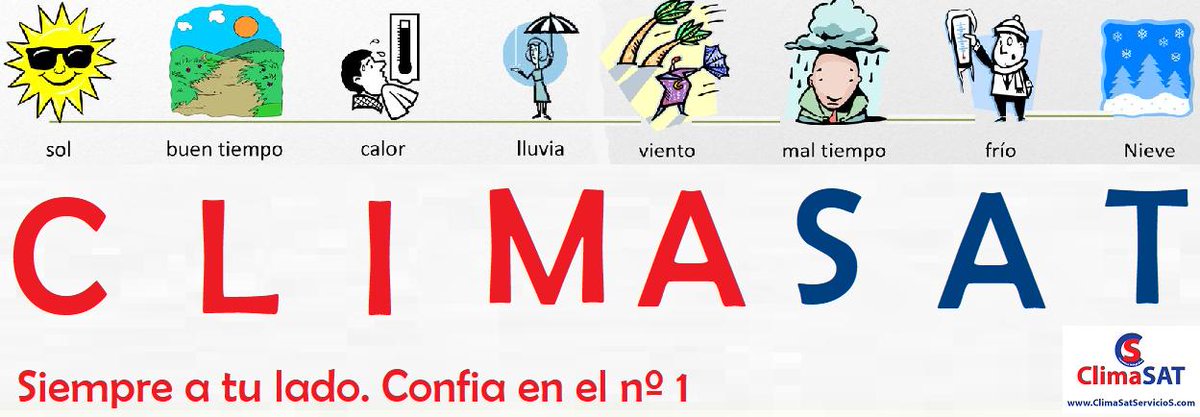 Climasat's tweet photo. Se acaban las #vacaciones , pero No el #verano.
En el centro peninsular, en septiembre caen las temperaturas dándonos 23º de máxima de media y 19º como temperatura mínima. Haga #calor #lluvia #frio o #aire,  te ofrecemos toda una gama de productos de última generación y 👍💵 https://t.co/uzjp8enP0W