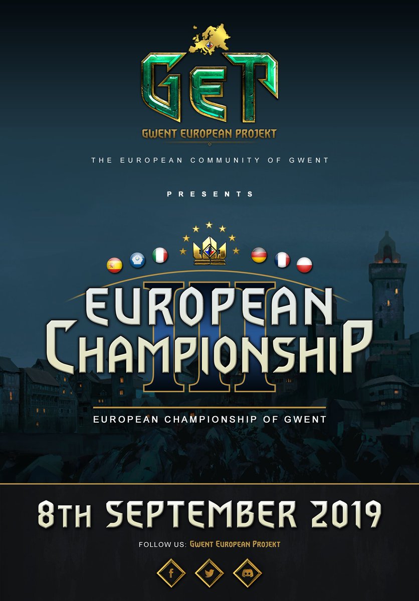 GwentProjekt's tweet photo. Looks like we are at it again💪 the best European players will fight on the 8th of September until their last strength!!

The event will be at 15:00 CEST and it will be host by the awesome guys of @MyEsportsNet 😊

@ClaymoreGWENT @VincoPocoAGwent @Gwent_France @Gwent_Esp https://t.co/pxfLpTtoA1