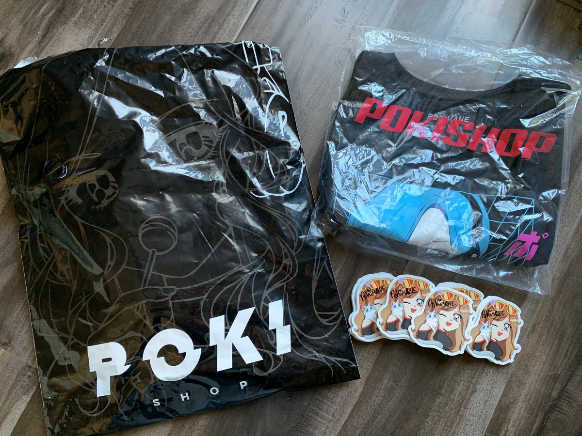 Pokimane On Twitter Bonuses Custom Pokishop Packaging Signed Stickers Included When You Buy An Item That S In Stock Idea Yoinked From Xqc Free Us Shipping On All Orders