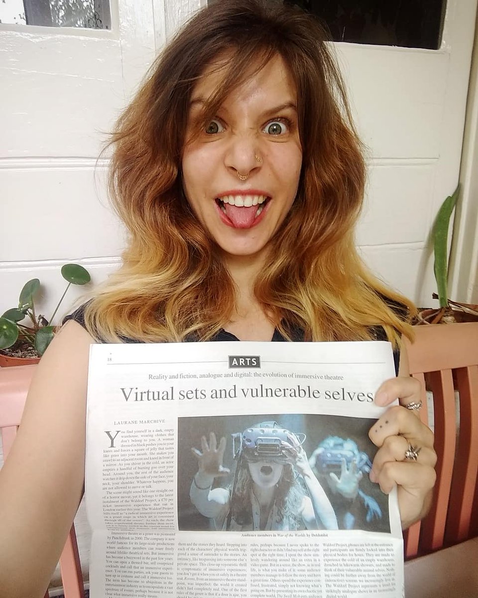 THRILLED to finally see my essay on contemporary immersive theatre in <a href="/TheTLS/">The TLS</a> It came out a few weeks ago but I was out of the country so getting excited about the paper copy now instead.
 <a href="/punchdrunkuk/">punchdrunkuk</a> @dotdotdotimmersive @waldorf_project <a href="/secret_cinema/">Secret Cinema</a>