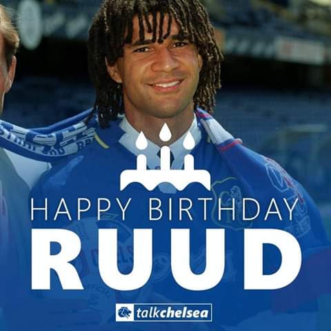 Happy Birthday to the great Ruud Gullit!   